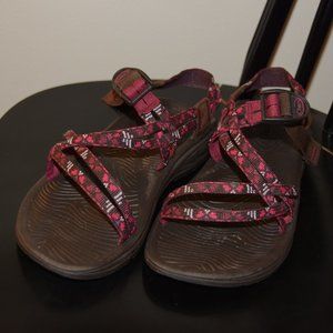 Pink & Brown Chaco Sandals